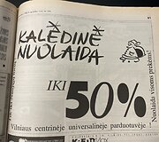 Reklama laikra&scaron;tyje