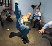 TEDxVilniusED konferencijos akimirka