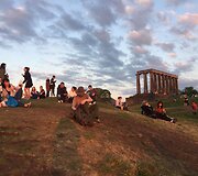 Edinburgo vaizdai/ &bdquo;Calton&ldquo; kalvos panorama