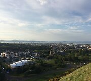 Edinburgo vaizdai/ Panorama nuo Artūro sosto