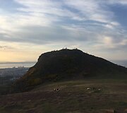 Edinburgo vaizdai/ Panorama nuo Artūro sosto