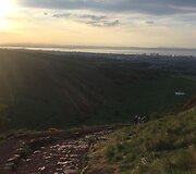Edinburgo vaizdai/ Panorama nuo Artūro sosto