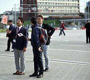 Klaipėdoje lankosi Japonijos jūrų pajėgų laivų eskadra