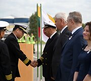 Klaipėdoje lankosi Japonijos jūrų pajėgų laivų eskadra