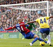Serge Gnabry ir Adelene Guedioura