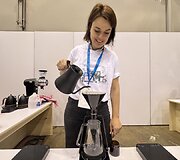 Aistė Ko&scaron;ienė dalyvavo pasaulio kavos virimo čempionate Čikagoje