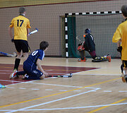 Uždarų patalpų vaikinų U-18 riedulio turnyras Dauguose 