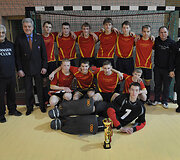 Uždarų patalpų vaikinų U-18 riedulio turnyras Dauguose 