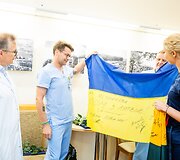 I&scaron; misijos Ukrainoje sugrįžo Kauno klinikų medikų ir slaugytojų komanda