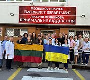 I&scaron; misijos Ukrainoje sugrįžo Kauno klinikų medikų ir slaugytojų komanda