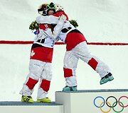 Justine Dufour-Lapointe ir Chloe Dufour-Lapointe