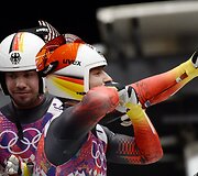 Dviviečių rogučių čempionais tapo vokiečiai Tobias Wedlas ir Tobias Arltas
