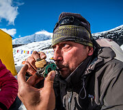 Sauliaus Damulevičiaus kelionė į vieną pavojingiausių vir&scaron;ukalnių &ndash; Manaslu