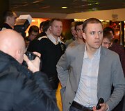 Visa &bdquo;LSU-Baltų&ldquo; komanda kartu su Arvydu Saboniu dalyvavo filmo &bdquo;Svajonių komanda 1935&ldquo; premjeroje