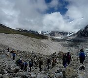 Aistės Strazdaitės kelionės į Nepalą akimirka
