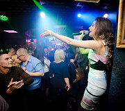 Vakarėlio klube &bdquo;Mojo Lounge&ldquo; akimirka
