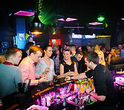 Vakarėlio klube &bdquo;Mojo Lounge&ldquo; akimirka