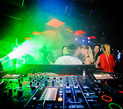 Vakarėlio klube &bdquo;Mojo Lounge&ldquo; akimirka