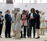 Michelle Obama su dukterimis