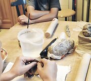 Labdaringo renginio akimirka 