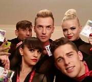 Donatas Montvydas su &scaron;okėjais