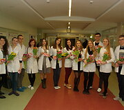 Medicinos studentų sveikinimai