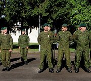 Į Ukrainos karių mokymo misiją i&scaron;lydėta &scaron;e&scaron;toji Lietuvos karinių instruktorių pamaina