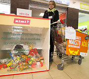 Vilniečiai raginami aukoti maisto produktus skurstantiems