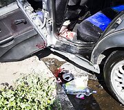 BMW ir VW susidūrimas Laisvės prospekte