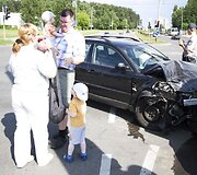 BMW ir VW susidūrimas Laisvės prospekte