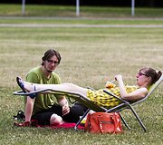 Sekmadienio vakaras Vingio parke