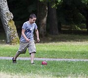 Sekmadienio vakaras Vingio parke