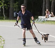 Sekmadienio vakaras Vingio parke