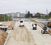 Vilniaus vakarinio aplinkkelio statybos, antrojo etapo baigiamieji darbai 