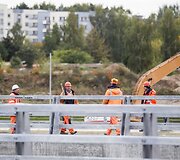 Vilniaus vakarinio aplinkkelio statybos, antrojo etapo baigiamieji darbai 