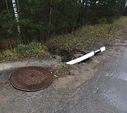 Senasis kelias nuo Karolini&scaron;kių link Salotės ežero