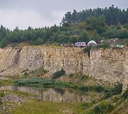 Lietus nei&scaron;gąsdino &ndash; tūkstančiai žygeivių grožėjosi lietuvi&scaron;kuoju Marsu. Organizaotrių nuotr.