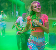"Color run" bėgimas Vilniuje. Augusto Didžgalvio nuotr.