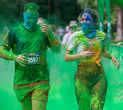"Color run" bėgimas Vilniuje. Augusto Didžgalvio nuotr.