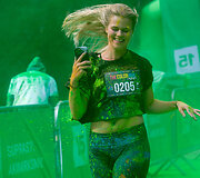 "Color run" bėgimas Vilniuje. Augusto Didžgalvio nuotr.