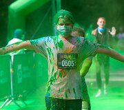 "Color run" bėgimas Vilniuje. Augusto Didžgalvio nuotr.