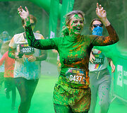 "Color run" bėgimas Vilniuje. Augusto Didžgalvio nuotr.