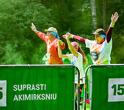 &bdquo;Color run&ldquo; bėgimas Vilniuje. Vytauto Draginio nuotr. 