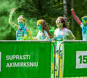 &bdquo;Color run&ldquo; bėgimas Vilniuje. Vytauto Draginio nuotr. 