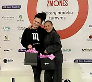 ŽMONĖS moterų padelio turnyras. Rato padelio arenos nuotr.