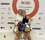 ŽMONĖS moterų padelio turnyras. Rato padelio arenos nuotr.