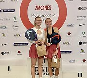 ŽMONĖS moterų padelio turnyras. Rato padelio arenos nuotr.