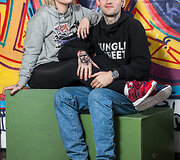 ZX FLUX fotosesija - tatuiruočių meistrė Kamila Vaičiūnaitė ir Tomas Ryba