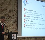 Akimirkos i&scaron; apdovanojimų Klaipėdos regione. Giedrės Nalivaikaitės nuotr.