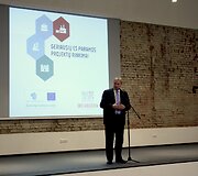 Akimirkos i&scaron; apdovanojimų Klaipėdos regione. Giedrės Nalivaikaitės nuotr.